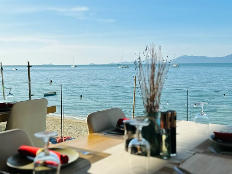Restaurant on The Beach, The Cosy Fisherman's Village, Koh Samui.
