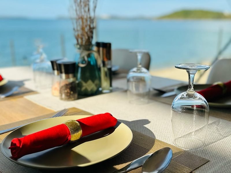 Restaurant on The Beach, The Cosy Fisherman's Village, Koh Samui.