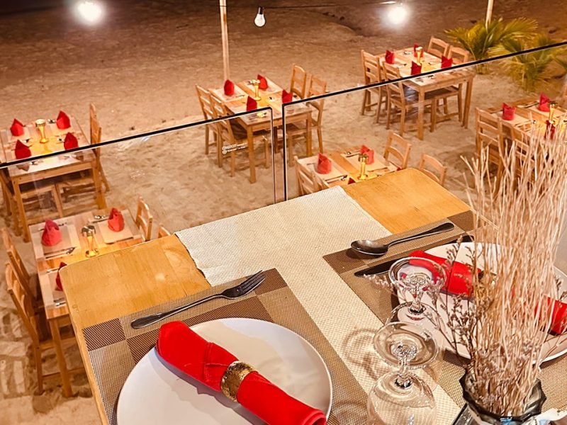Restaurant on The Beach, The Cosy Fisherman's Village, Koh Samui.