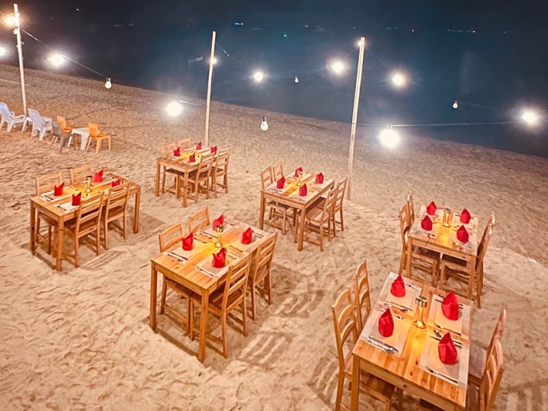 Restaurant on The Beach, The Cosy Fisherman's Village, Koh Samui.