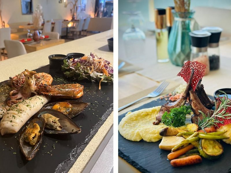 Modern food, The Cosy Fisherman's Village, Koh Samui.